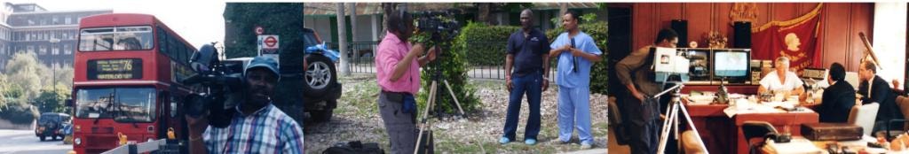Appaloosa Productions on-location filming collage